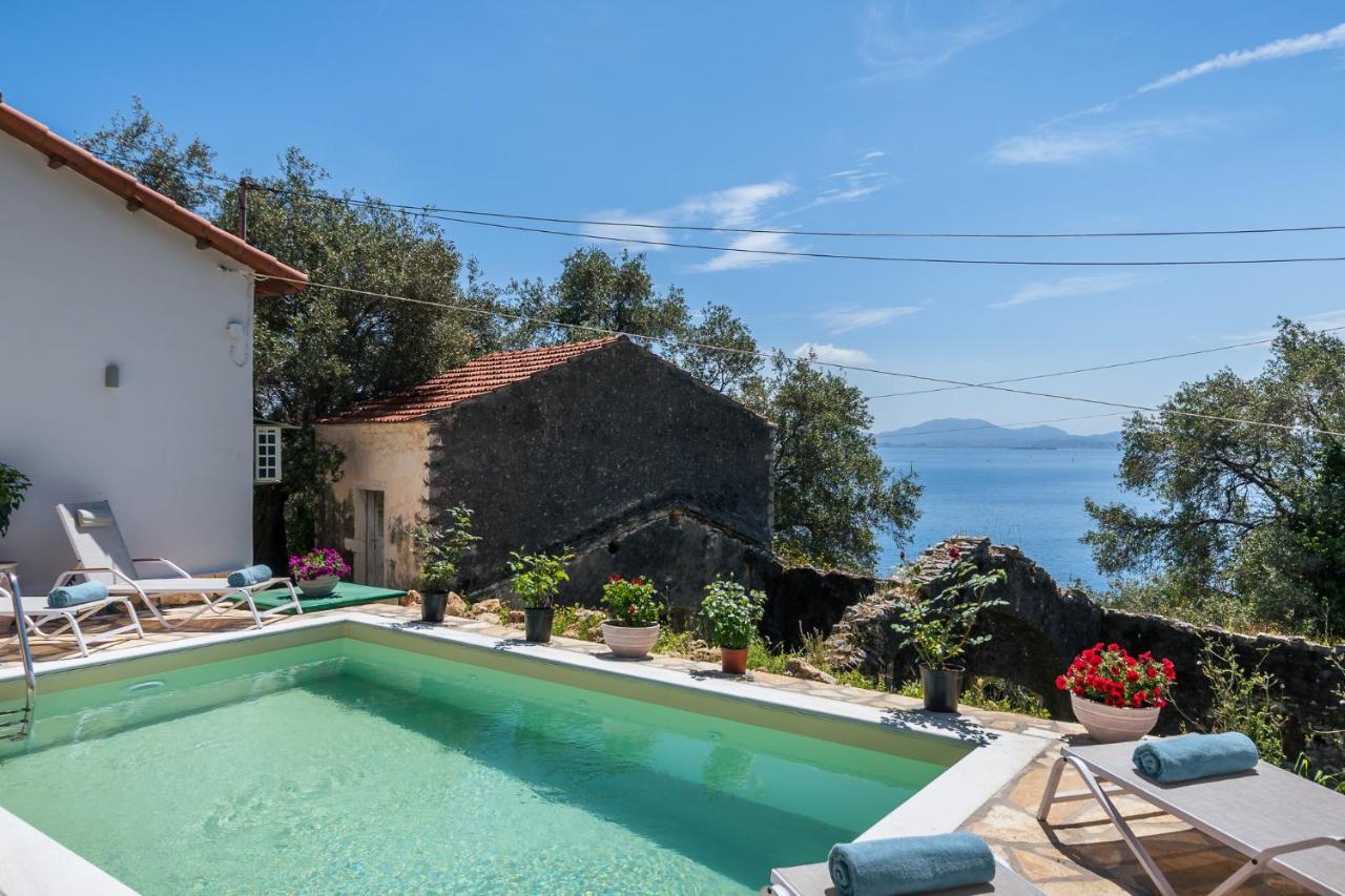 Alkinoi Seaview Villa With Private Pool By Konnect, Nisaki Nisaki  Esterno foto