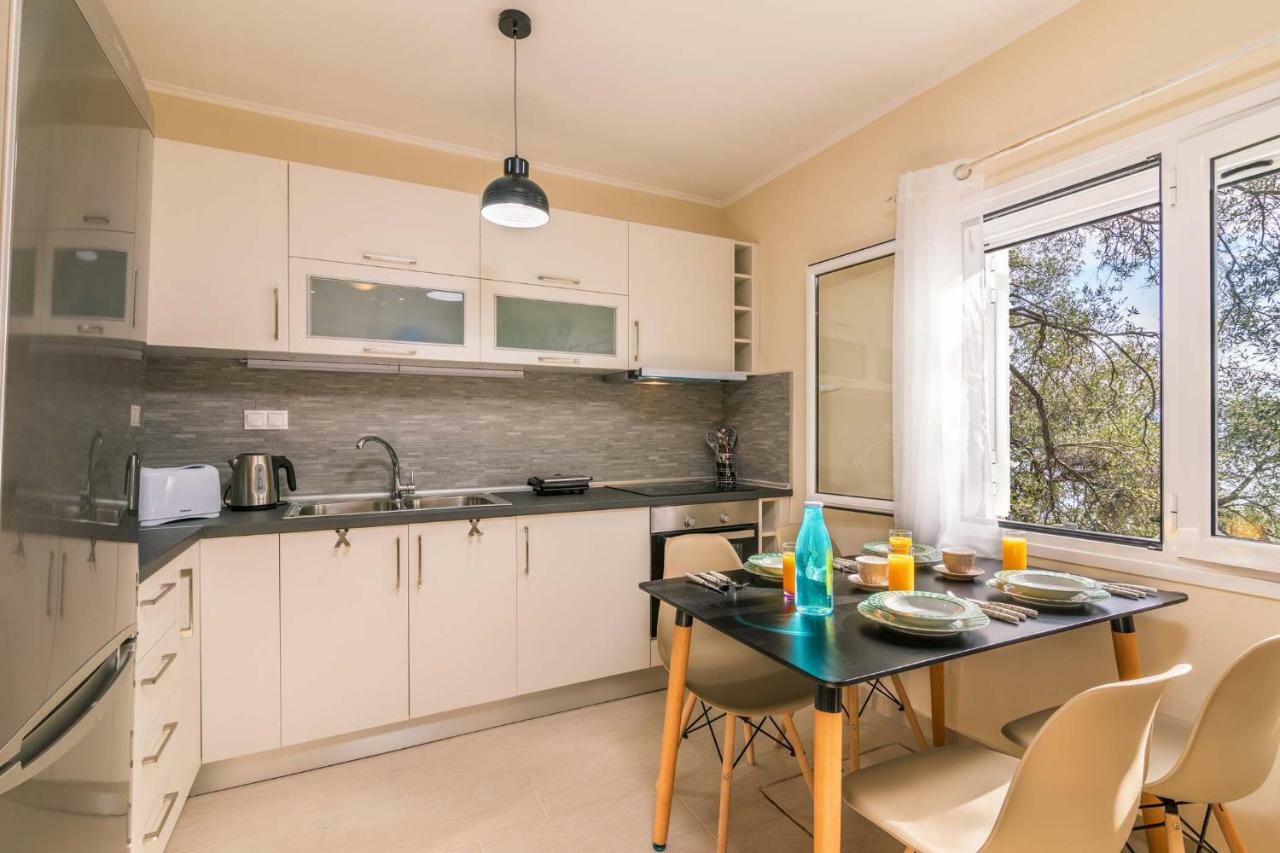 Alkinoi Seaview Villa With Private Pool By Konnect, Nisaki Nisaki  Esterno foto